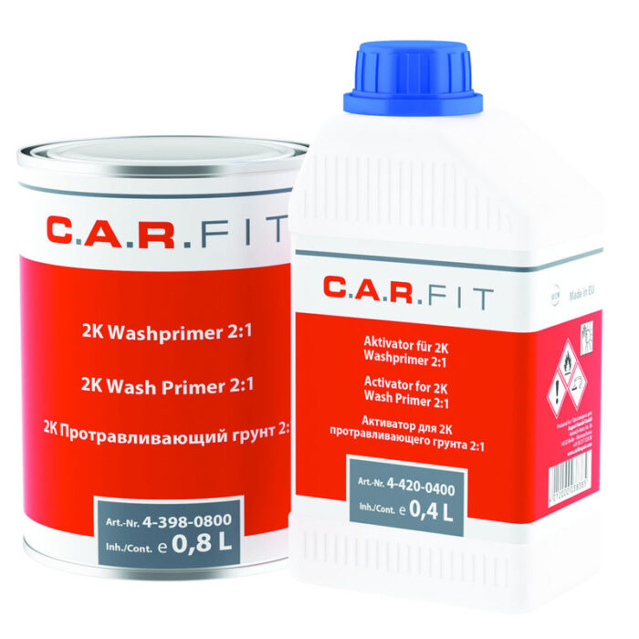 CarFit 2K Wash Primer aktivator 2:1<br>set 1,2L
